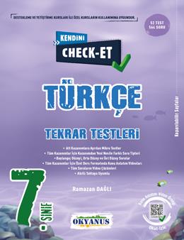 7. Sınıf Kendini Check Et Türkçe Tekrar Testleri Okyanus Yayınları