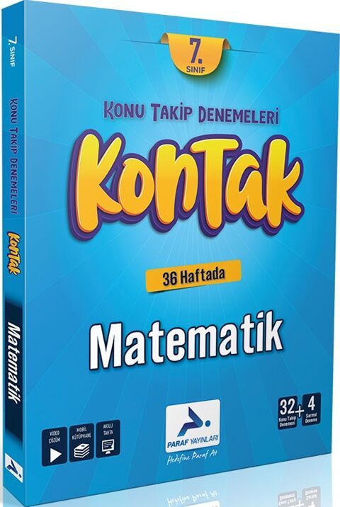 7. Sınıf Kontak Matematik Denemeleri Paraf Yayınları