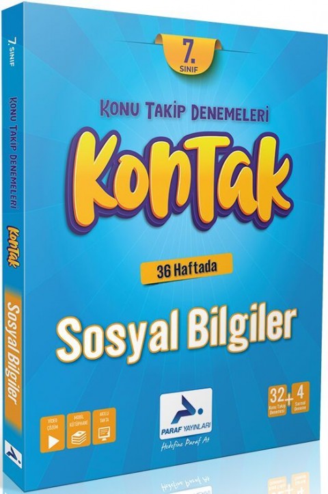 7. Sınıf Kontak Sosyal Bilgiler Denemeleri Paraf Yayınları