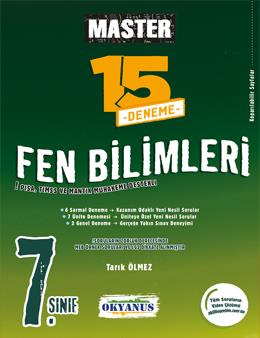 7. Sınıf Master 15 Fen Bilimleri Denemesi Okyanus Yayınları