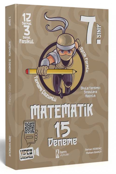 7. Sınıf Matematik 15 Deneme İsem Yayıncılık
