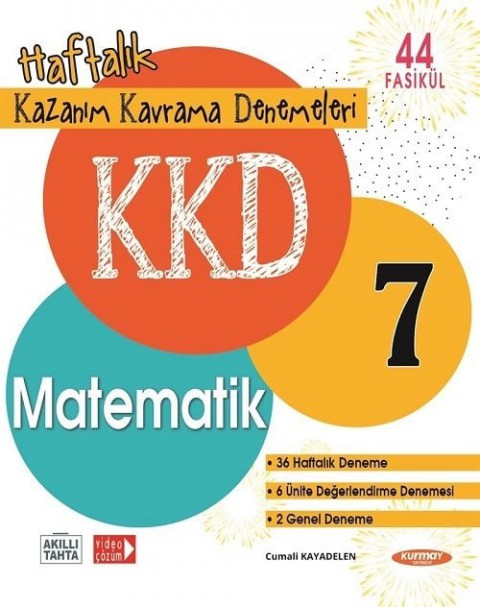 7. Sınıf Matematik Haftalık Kazanım Kavrama Denemeleri Kurmay Elt Yayınları