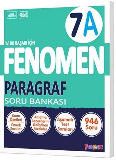 7. Sınıf Paragraf Fenomen A Soru Bankası Fenomen Yayınları