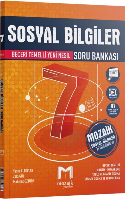 7. Sınıf Sosyal Bilgiler Soru Bankası Mozaik Yayınları