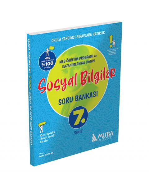 7. Sınıf Sosyal Bilgiler Soru Bankası Muba Yayınları
