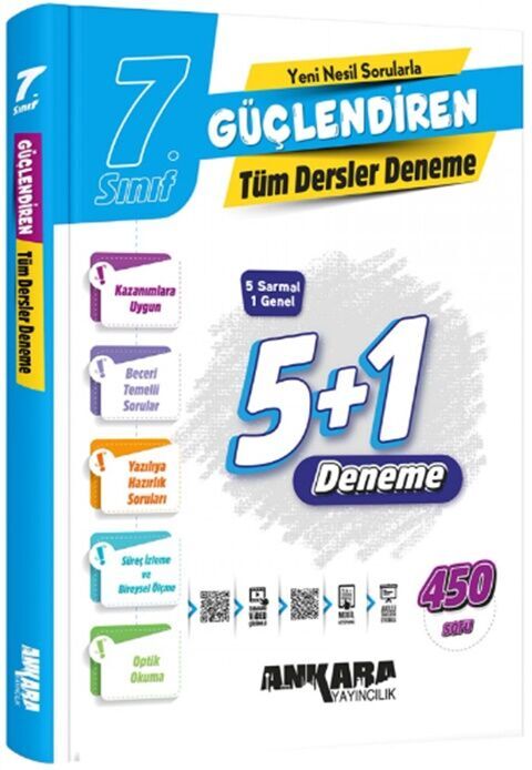 7. Sınıf Tüm Dersler Güçlendiren Denemeleri Ankara Yayıncılık