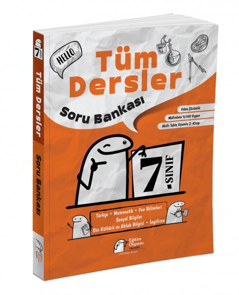 7. Sınıf Tüm Dersler Soru Bankası Eğitim Deposu Yayınları