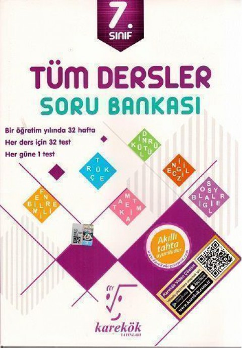 7. Sınıf Tüm Dersler Soru Bankası Karekök Yayınları