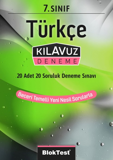 7. Sınıf Türkçe Kılavuz Deneme Blok Test Yayınları