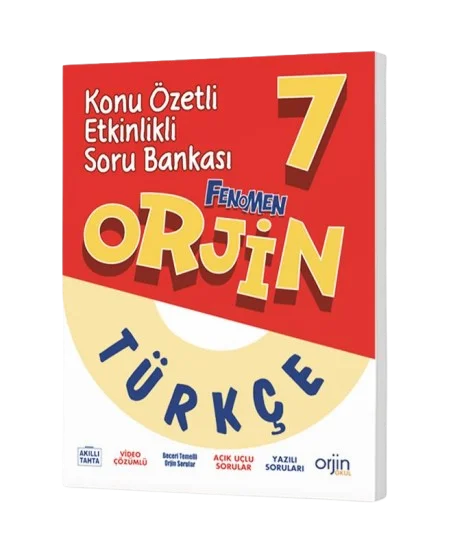 7. Sınıf Türkçe Soru Bankası Orjin Yayınları