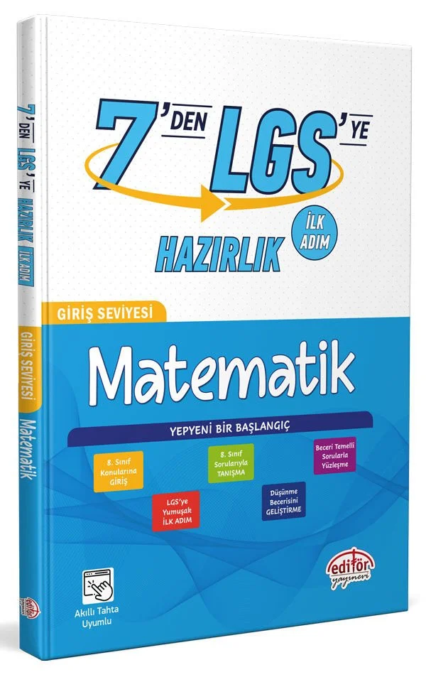 7 den LGS ye Hazırlık Matematik Editör Yayınları