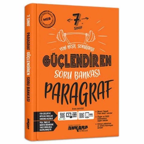 7.Sınıf Paragraf Güçlendiren Soru Bankası Ankara Yayıncılık