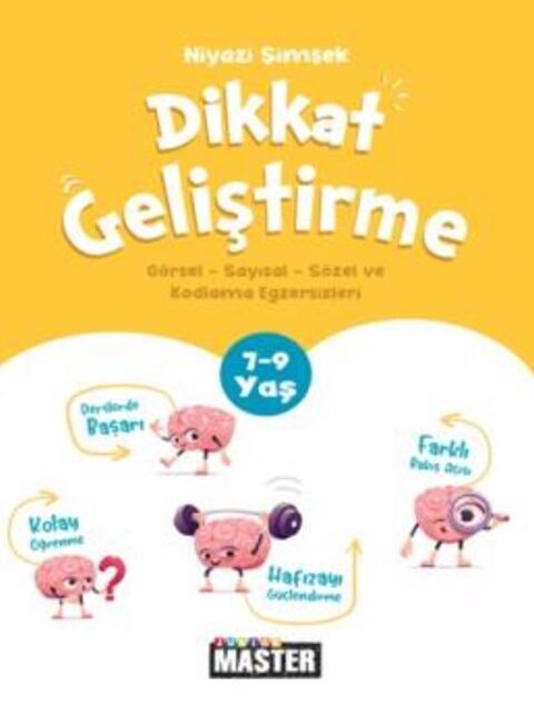7 ve 9 Yaş Junior Master Dikkat Geliştirme Egzersizleri Okyanus Yayınları