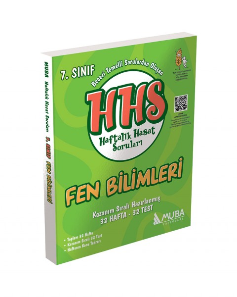 7.Sınıf Fen Bilimleri Haftalık Hasat Soruları (HHS) Muba Yayınları