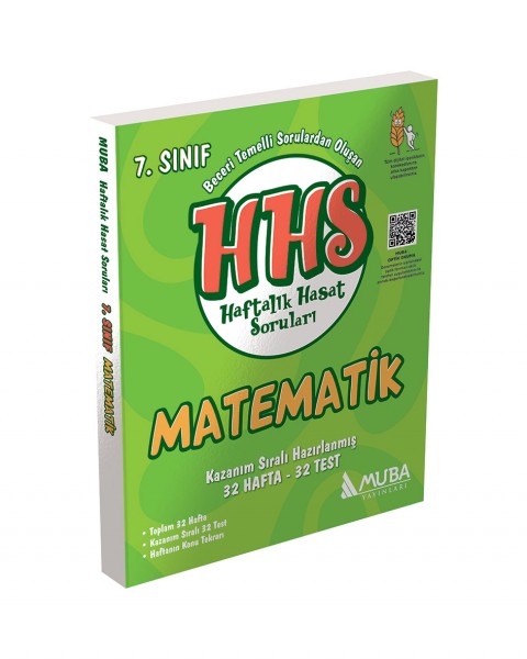 7.Sınıf Matematik Haftalık Hasat Soruları (HHS) Muba Yayınları