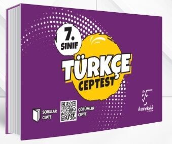 7. Sınıf Türkçe Cep Test Karekök Yayınları