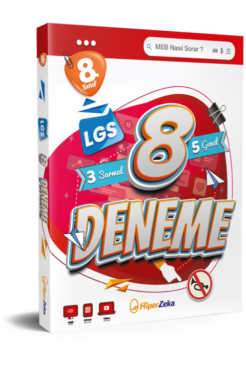 8. Sınıf 8 Deneme İOKBS 3 Sarmal 5 Genel Hiper Zeka Yayınları