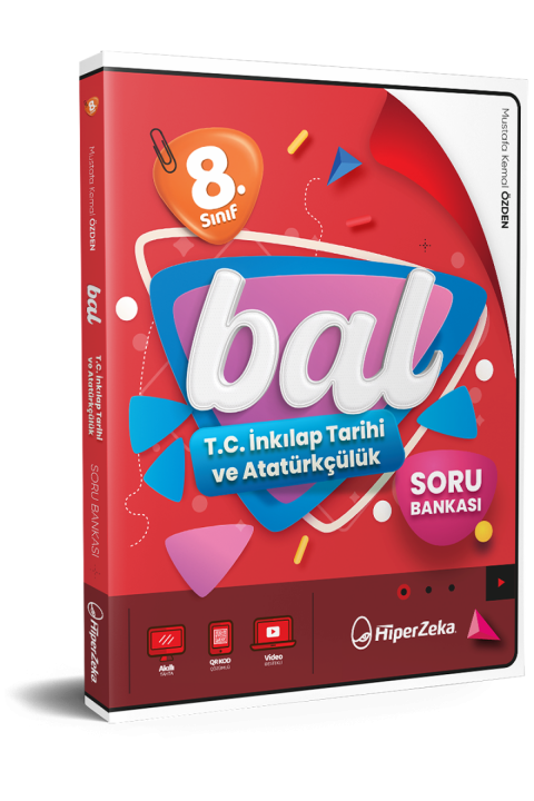 8. Sınıf Bal T.C. İnkılap Tarihi ve Atatürkçülük Soru Bankası Hiper Zeka Yayınları