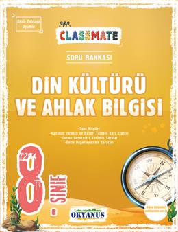 8. Sınıf Classmate Din Kültürü ve Ahlak Bilgisi Soru Bankası Okyanus Yayınları