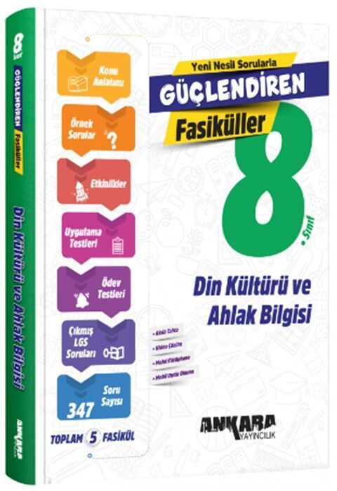 8. Sınıf Din Kültürü ve Ahlak Bilgisi Güçlendiren Fasiküller Ankara Yayıncılık 8. Sınıf Din Kültürü ve Ahlak Bilgisi Güçlendiren Fasiküller Ankara Yayıncılık