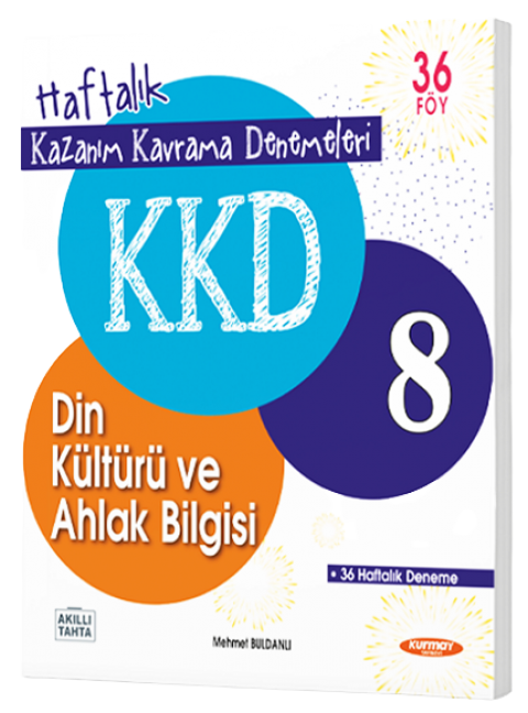 8. Sınıf Din Kültürü ve Ahlak Bilgisi Haftalık Kazanım Kavrama Denemeleri Kurmay Elt Yayınları