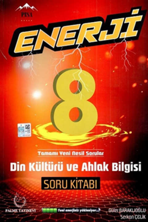 8. Sınıf Enerji Din Kültürü ve Ahlak Bilgisi Soru Kitabı Palme Yayınları
