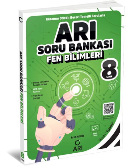 8. Sınıf Fen Bilimleri Arı Soru Bankası Arı Yayınları