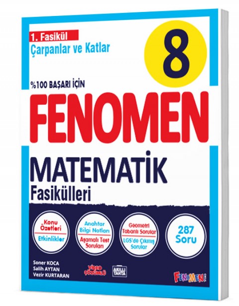 8. Sınıf Fenomen Matematik Çarpanlar ve Katlar 1. Fasikül Fenomen Yayınları