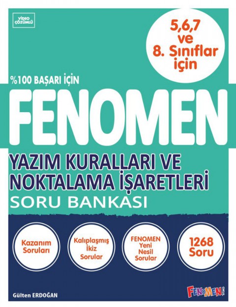 Yazım Kuralları ve Noktalama İşaretleri Soru Bankası Fenomen Yayınları