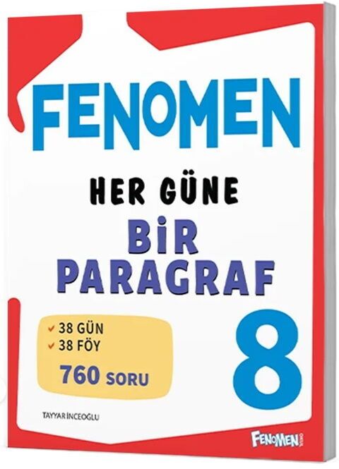 8. Sınıf Her Güne Bir Paragraf Fenomen Yayınları