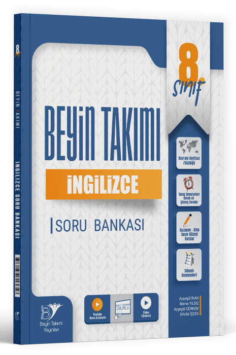 8. Sınıf İngilizce Beyin Takımı Soru Bankası Beyin Takımı Yayınları