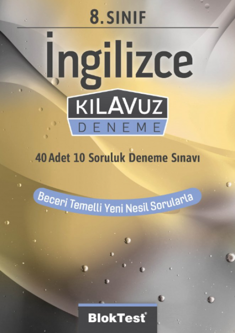 8. Sınıf İngilizce Kılavuz Deneme Blok Test Yayınları