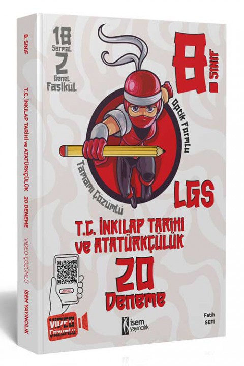 8. Sınıf İnkılap Tarihi ve Atatürkçülük 20 Deneme İsem Yayıncılık