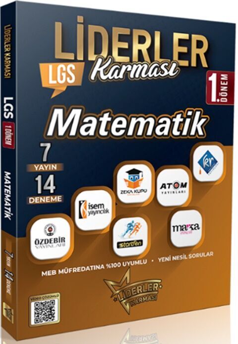 8. Sınıf LGS 1. Dönem Matematik 7 Yayın 14 Deneme Liderler Karması