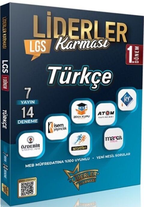 8. Sınıf LGS 1. Dönem Türkçe 7 Yayın 14 Deneme Liderler Karması