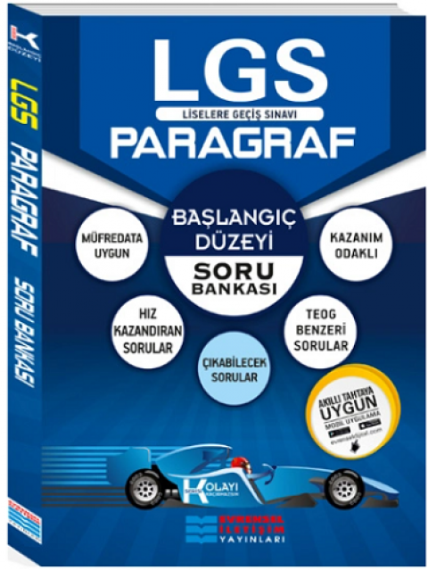 8. Sınıf LGS Başlangıç Düzey K Serisi Paragraf Soru Bankası Evrensel İletişim Yayınları