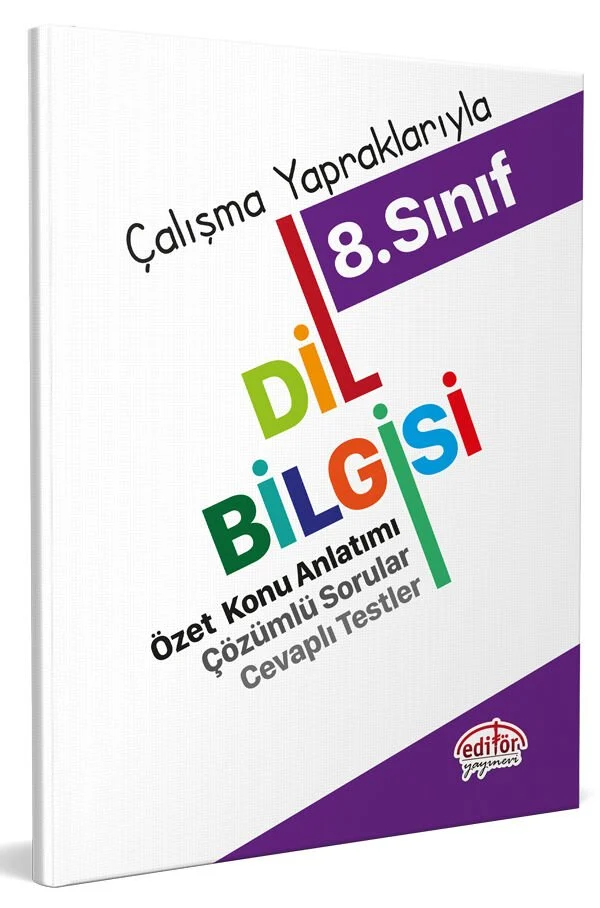 8. Sınıf LGS Dil Bilgisi Çalışma Yapraklarıyla Editör Yayınları