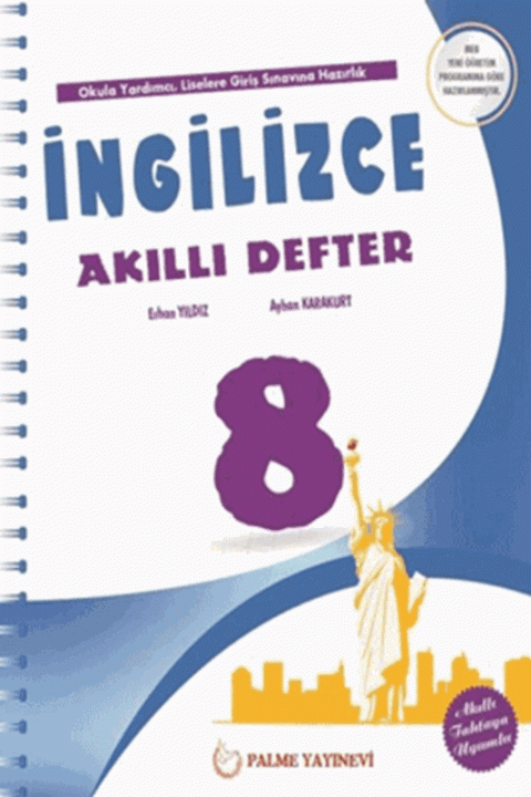 8. Sınıf LGS İngilizce Akıllı Defter Palme Yayınları
