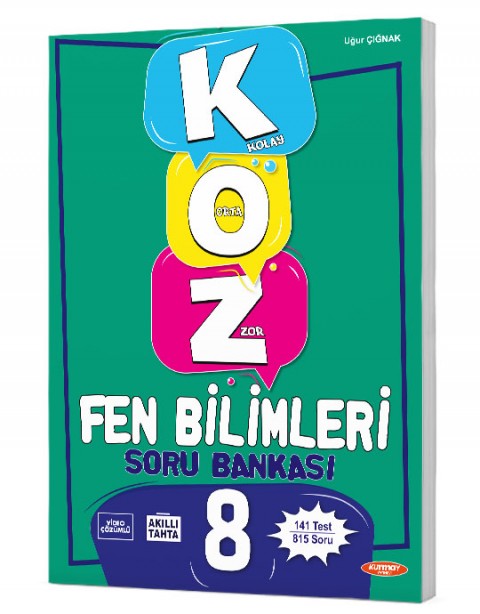 8. Sınıf LGS KOZ Serisi Fen Bilimleri Soru Bankası Kurmay Yayınları