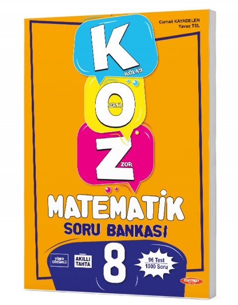 8. Sınıf LGS KOZ Serisi Matematik Soru Bankası Kurmay Yayınları