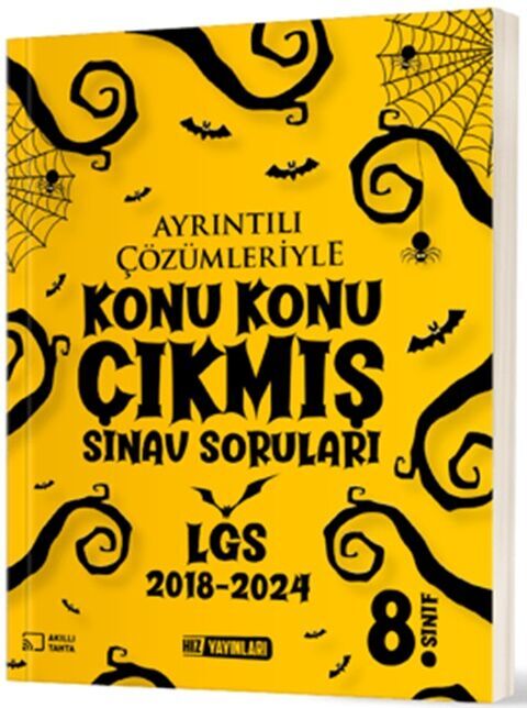 8. Sınıf LGS Konu Konu Ayrıntılı Çözümleriyle Çıkmış Sınav Soruları Hız Yayınları