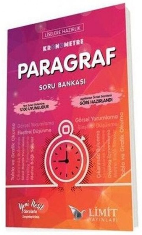 8. Sınıf LGS Kronometre Paragraf Soru Bankası Limit Yayınları
