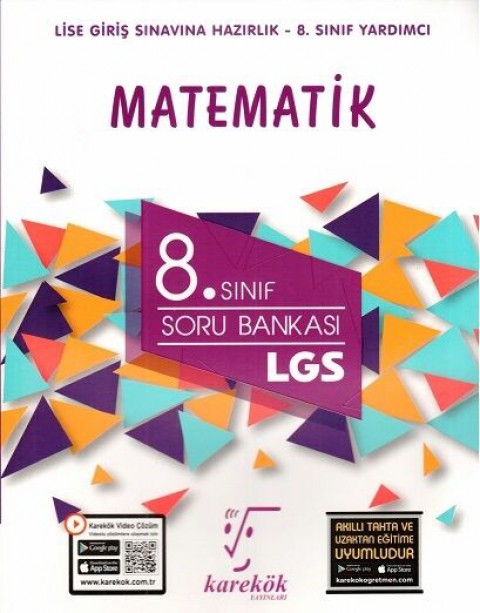 8. Sınıf LGS Matematik Soru Bankası Karekök Yayınları