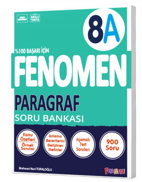 8. Sınıf LGS Paragraf A Soru Bankası Fenomen Yayınları