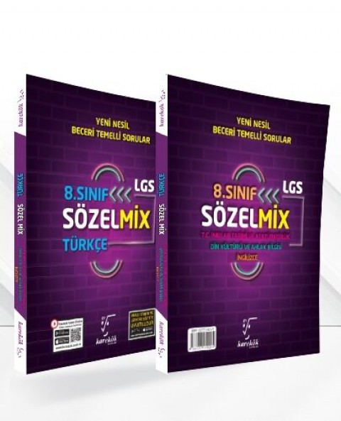 8. Sınıf LGS Sözelmix Soru Bankası Karekök Yayınları