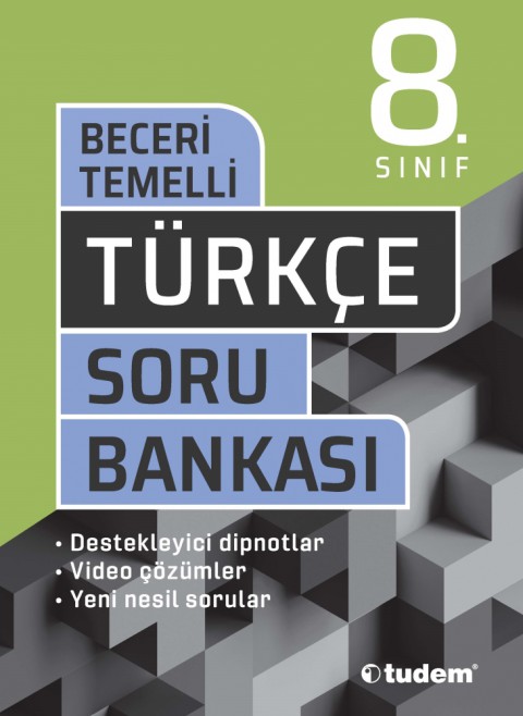8. Sınıf LGS Türkçe Beceri Temelli Soru Bankası Tudem Yayınları