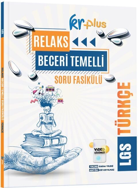 8. Sınıf LGS Türkçe Relaks Soru Fasikülü KR Akademi Yayınları