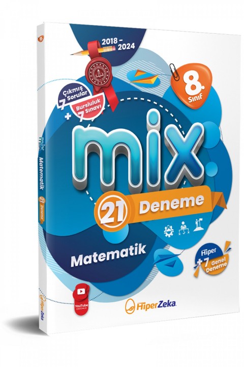 8. Sınıf MİX Matematik 21 Deneme Hiper Zeka Yayınları