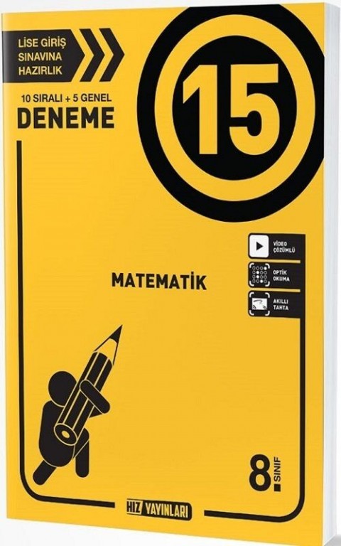 8. Sınıf Matematik 15 Deneme Hız Yayınları