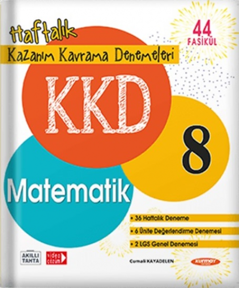 8. Sınıf Matematik Haftalık Kazanım Kavrama Denemeleri Kurmay Elt Yayınları